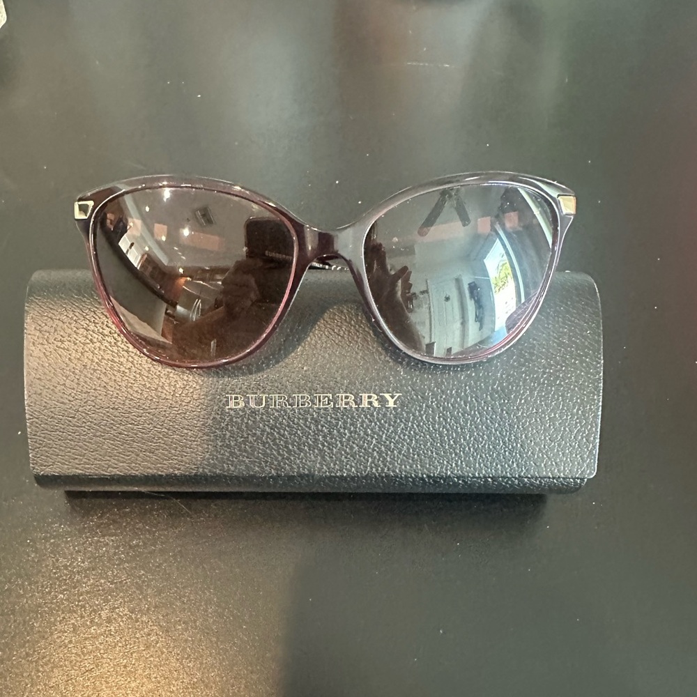 Burberry Women's Burgundy Sunglasses
